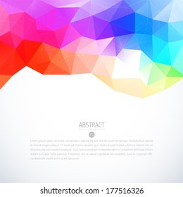 color banner triangle cloud abstract abstraction 3d geometric multicolored collage scene color banner triangle cloud abstract star colourful background scene colorful digital trendy artistic site part