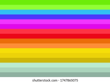 Color bar horizontal style wallpeper