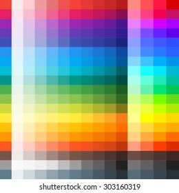 Color bar spectrum vector.