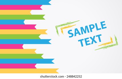 Color bars abstract background