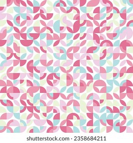 Diseño de fondo del patrón Bauhaus de color