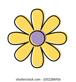 color beauty and nature flower with petals style