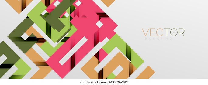Color bend lines with shadow texture effect. Vector Illustration For Wallpaper, Banner, Background, Card, Book Illustration, landing page