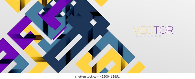 Líneas de doblez de color con efecto de textura de sombra. Ilustración vectorial para el Fondo de pantalla, Anuncio, fondo, tarjeta, ilustración del libro, landing page