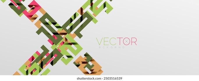 Líneas de doblez de color con efecto de textura de sombra. Ilustración vectorial para el Fondo de pantalla, Anuncio, fondo, tarjeta, ilustración del libro, landing page