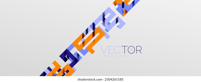 Líneas de doblez de color con efecto de textura de sombra. Ilustración vectorial para el Fondo de pantalla, Anuncio, fondo, tarjeta, ilustración del libro, landing page