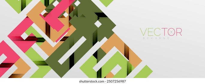 Líneas de doblez de color con efecto de textura de sombra. Ilustración vectorial para el Fondo de pantalla, Anuncio, fondo, tarjeta, ilustración del libro, landing page