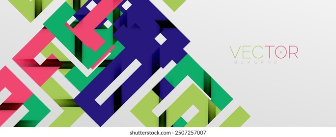 Líneas de doblez de color con efecto de textura de sombra. Ilustración vectorial para el Fondo de pantalla, Anuncio, fondo, tarjeta, ilustración del libro, landing page