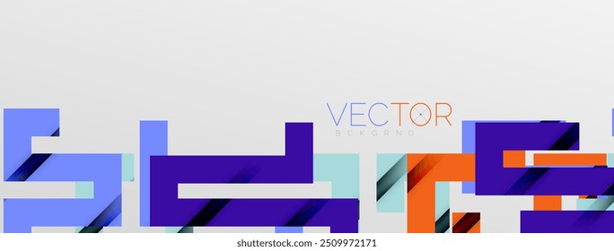 Líneas de doblez de color con efecto de textura de sombra. Ilustración vectorial para el Fondo de pantalla, Anuncio, fondo, tarjeta, ilustración del libro, landing page