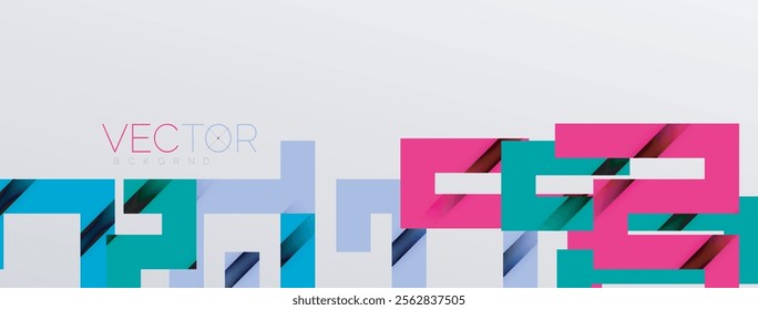Color bend lines with shadow texture effect. Vector Illustration For Wallpaper, Banner, Background, Card, Book Illustration, landing page