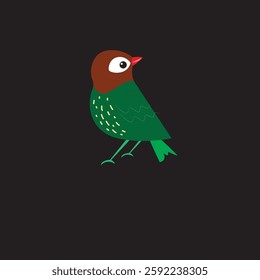 Color Bird - Cute Bird Logo