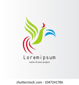 color bird logo