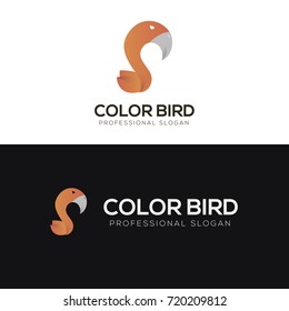 Color Bird Template