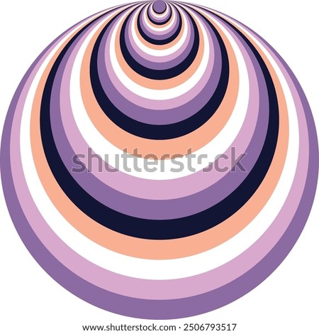 color of biromantic flag colors with many circle shape. biromantic flag colors vector illustration.