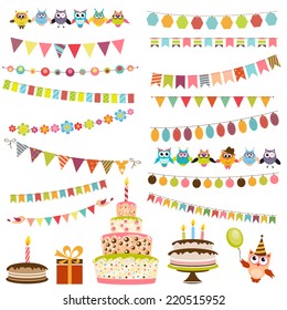 Color Birthday bunting set