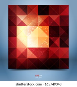 Color black mosaic template for creative design