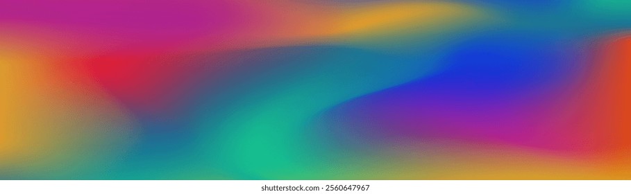 
Color blending, modern blurred texture, smooth gradient, abstract wavy background, vibrant flow, psychedelic pattern. Perfect for posters, banners, brochures, flyers, covers, websites. Vector design.