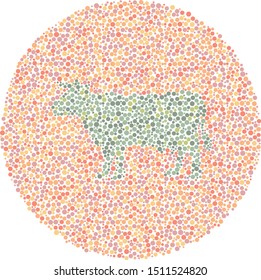 Color Blind Test - Cow