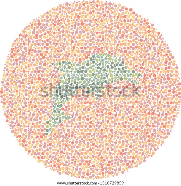 Color Blind Test Dolphin Stock Vector (Royalty Free) 1510729859