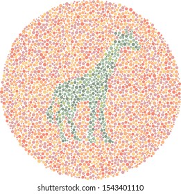 Color Blind Test - Giraffe