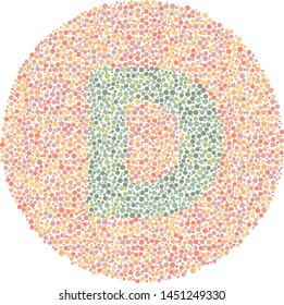 Color Blind test - Letter D