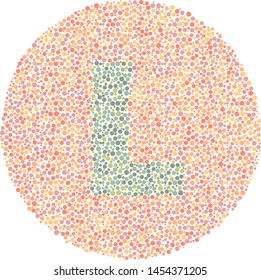 Color Blind Test - Letter L