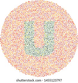 Color Blind Test - Letter U