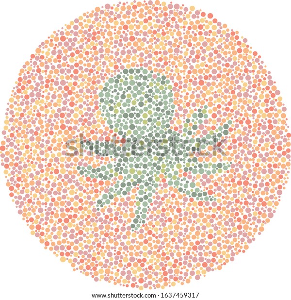 Color Blind Test Octopus Stock Vector (Royalty Free) 1637459317 ...