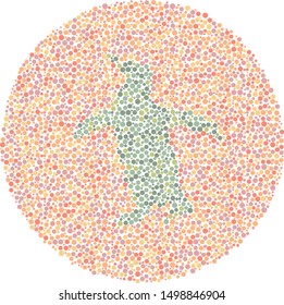 Color Blind Test - Penguin