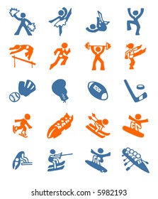 color block icons - sports - others of same series : http://www.shutterstock.com/lightboxes.mhtml?lightbox_id=499072