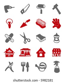 color block icons - tools - others of same series : http://www.shutterstock.com/lightboxes.mhtml?lightbox_id=499072