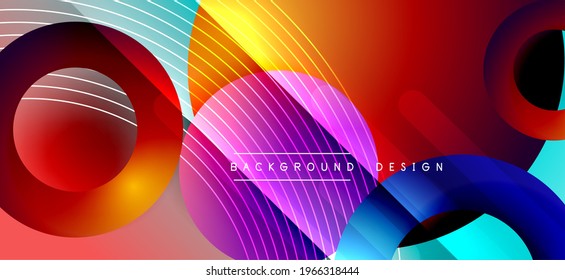 Color block vector abstract background, dynamic shapes on color gradient. Trendy geometric abstract background for your text, logo or graphics