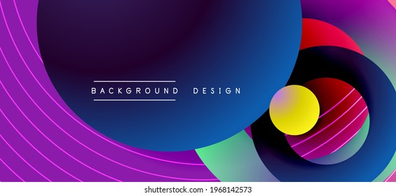 Color block vector abstract background, dynamic shapes on color gradient. Trendy geometric abstract background for your text, logo or graphics