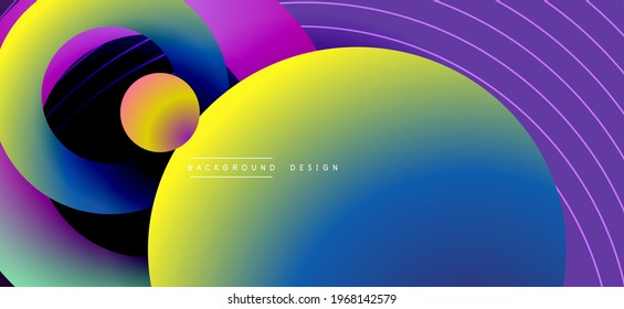 Color block vector abstract background, dynamic shapes on color gradient. Trendy geometric abstract background for your text, logo or graphics