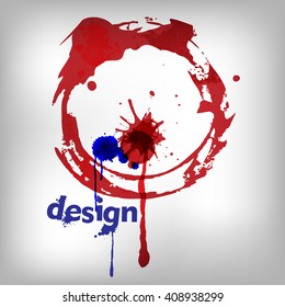 Color blots background
