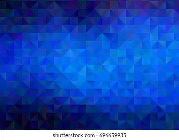 Color blue geometric rumpled triangular low poly style gradient illustration graphic background. Polygonal design for your business. Vector illustration eps 10.