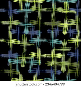 Color blur effect composition of irregular overlapping graphic elements. Global Colors saved with Pattern Swatches.