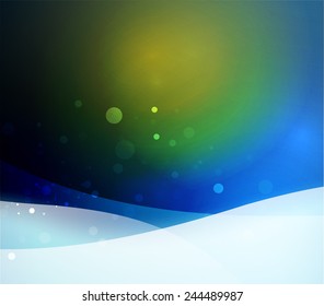 Color blur yellow and light, waves and lines. Abstract background