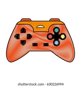 color blurred stripe of control for video games