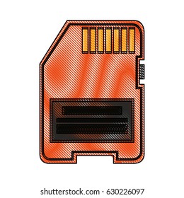 color blurred stripe modern memory card