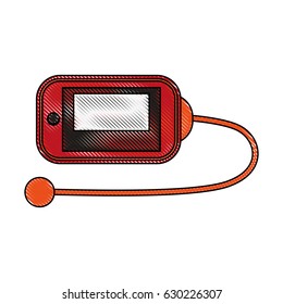 color blurred stripe sport accesories device