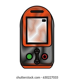 color blurred stripe tech generic gps device