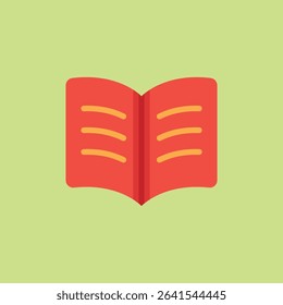 Color book icon, great for knowledge-sharing tools and digital libraries.