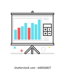 Color box icon, presentation illustration, icon, background and graphics. The illustration is colorful, flat, vector, pixel perfect, suitable for web and print. It is linear stokes and fills.
