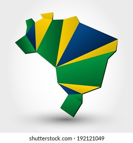 color brazil. color map concept