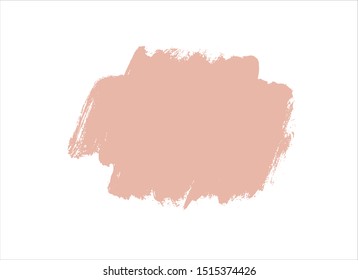 color brown paint stroke background vector