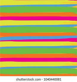 Color brush pattern vector