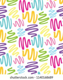 Color brush splash abstract vector pattern background