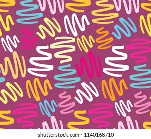 Color brush splash abstract vector pattern background