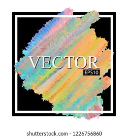 color brush the stain for the background in the logo